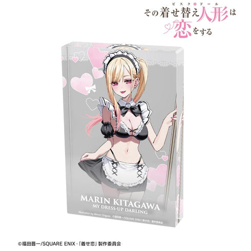 『その着せ替え人形は恋をする』千種みのりイラスト 喜多川 海夢 水着メイドver. アクリルブロック